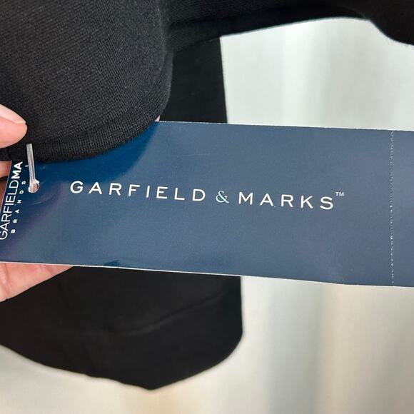 Garfield & Marks "The Front Jacket"  Tie Front Black Women's Plus Size XL NWT - Picture 8 of 10